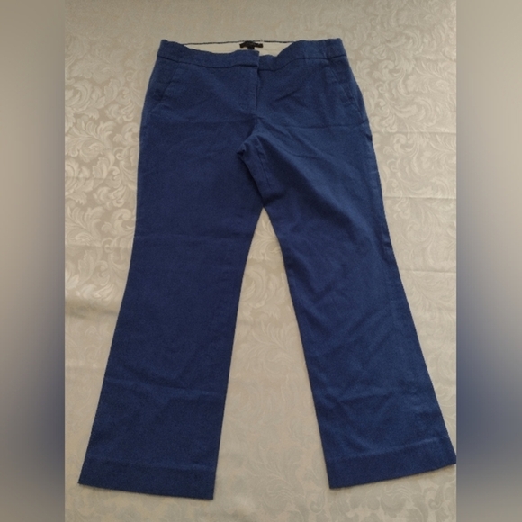 J.Crew Blue Ankle Crop Pant - Picture 1 of 5